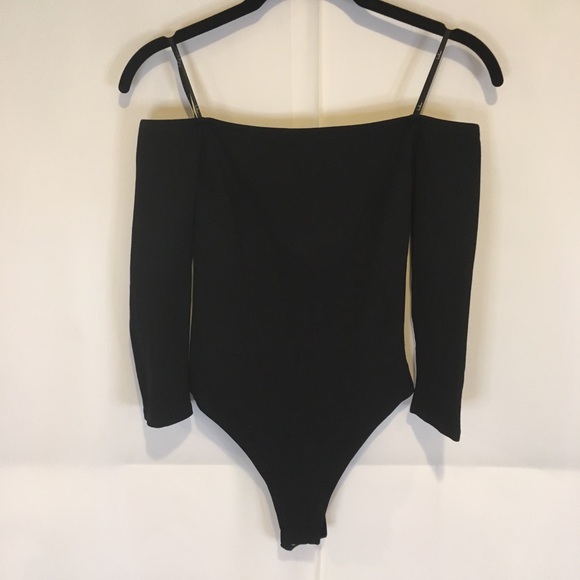 SOLD✔️1/13: Lulus Like a Bird Black Bodysuit - Picture 7 of 12